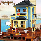 1460 Piece Model Fishing Shack Set