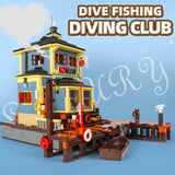 1460 Piece Model Fishing Shack Set