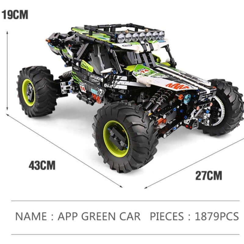 Remote Rally Set 1879 PCS Technical Like Offroad Rally Truck Remote Control Model Set