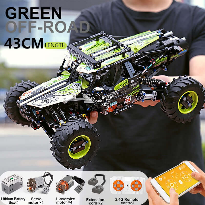 Remote Rally Set 1879 PCS Technical Like Offroad Rally Truck Remote Control Model Set