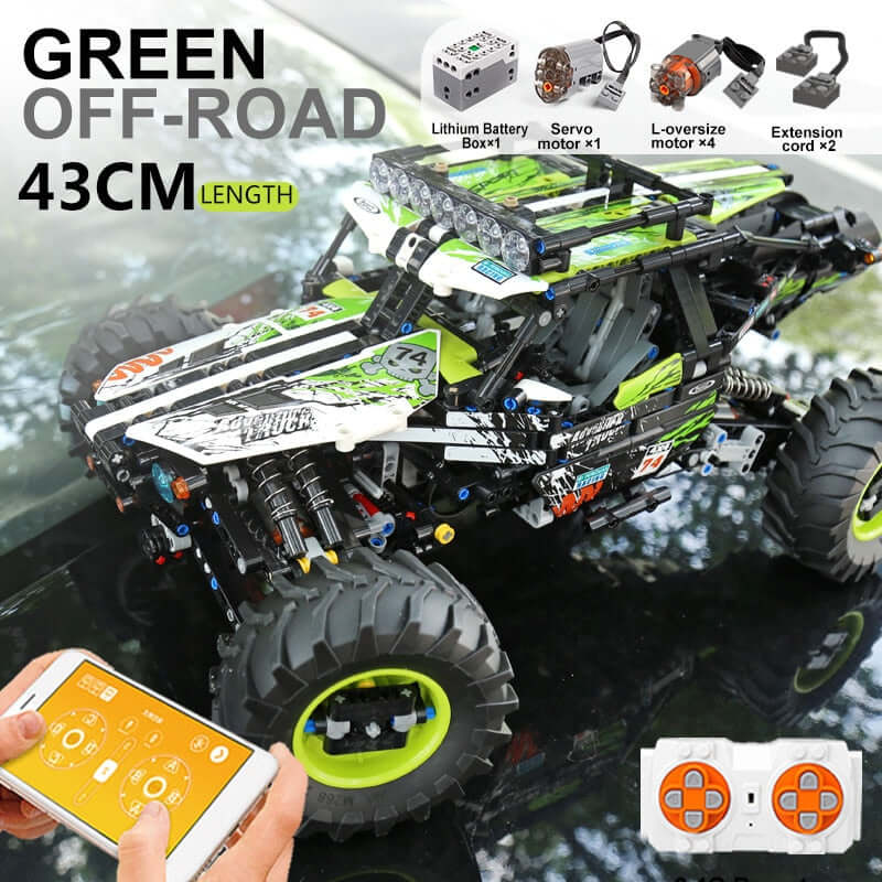 Remote Rally Set 1879 PCS Technical Like Offroad Rally Truck Remote Control Model Set