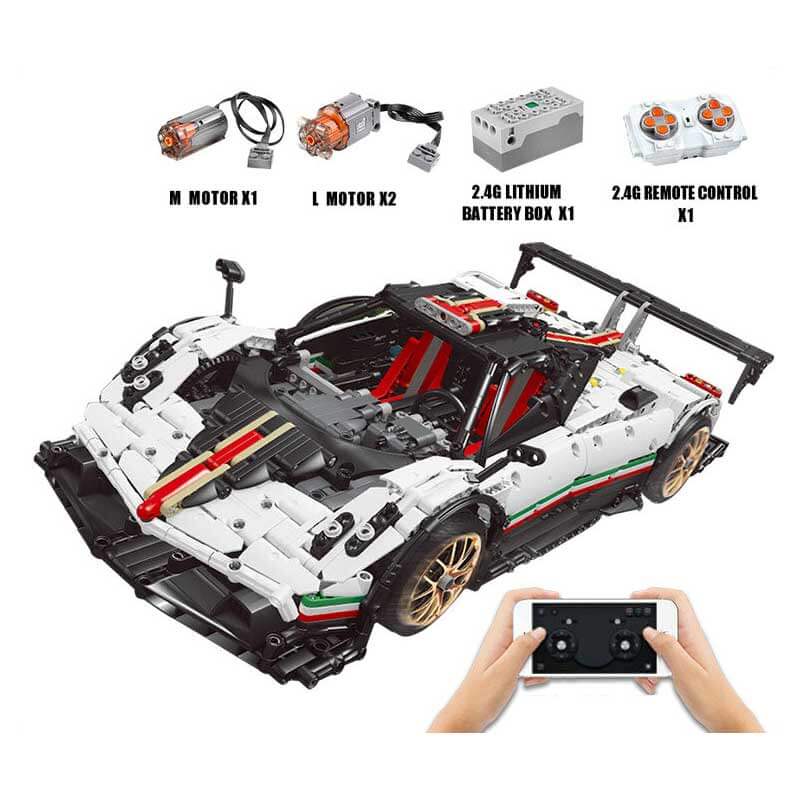 2299 Piece Technical Zonda R Remote Control Car Model Set