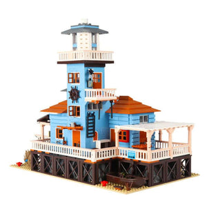 2375 Piece Lighthouse and beach house model set.