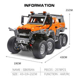 2578 Piece Technical Conqueror Remote Control Model Set