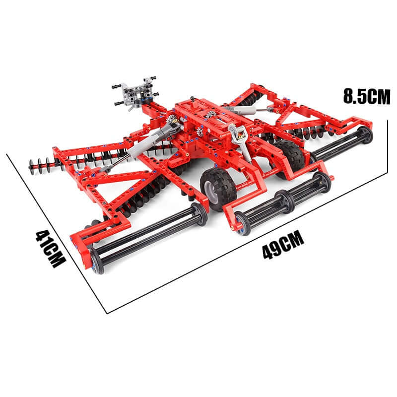 2596 Piece Technical Remote Farm Tractor Model Set