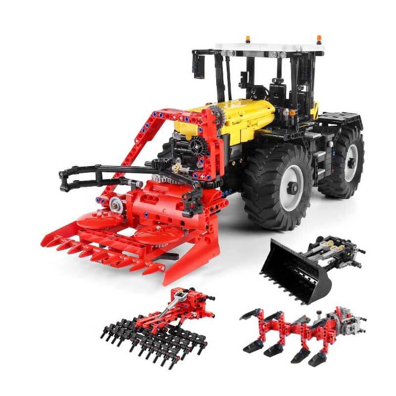 2596 Piece Technical Remote Farm Tractor Model Set