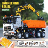 2819 Piece Technical Remote Control Construction Boom Truck Model Set