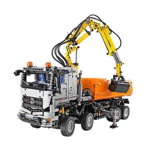 2819 Piece Technical Remote Control Construction Boom Truck Model Set