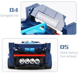 300-400 Piece Model Car Set with Display Case.