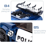 300-400 Piece Model Car Set with Display Case.
