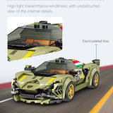 300-400 Piece Model Car Set with Display Case.