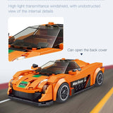300-400 Piece Model Car Set with Display Case.