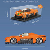 300-400 Piece Model Car Set with Display Case.
