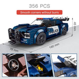 300-400 Piece Model Car Set with Display Case.