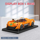 300-400 Piece Model Car Set with Display Case.