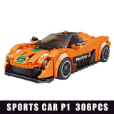 300-400 Piece Model Car Set with Display Case.