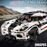 3063 Piece Technical Koenigsegg Super Car Model Set