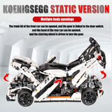 3063 Piece Technical Koenigsegg Super Car Model Set