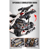 3063 Piece Technical Koenigsegg Super Car Model Set