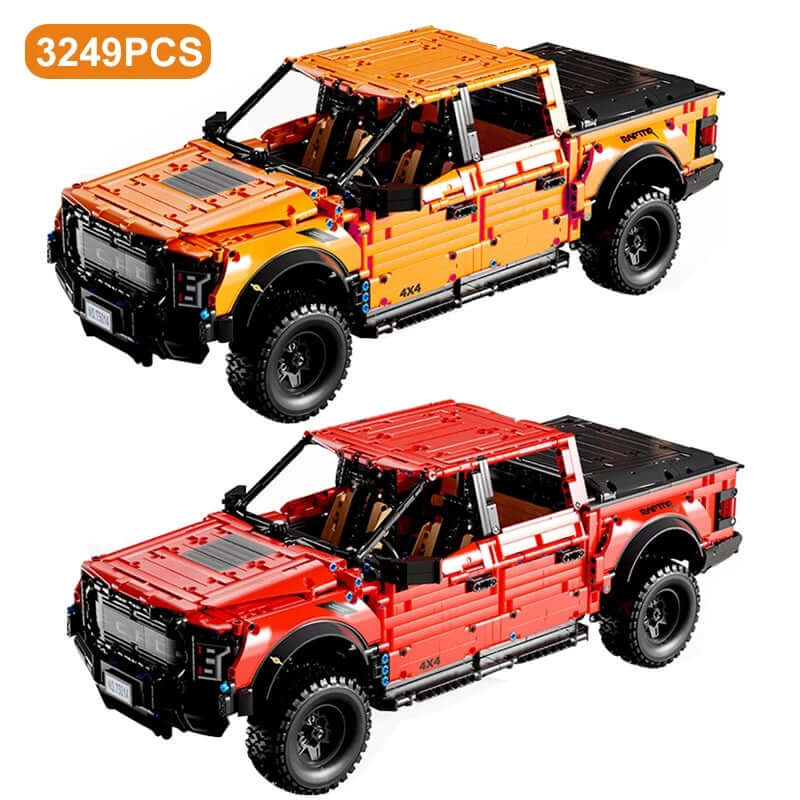 3249 Red 3249 Piece Technical Raptor Truck Model Set