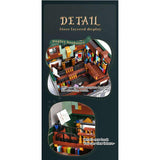 3468 Piece Lighted Haunted Book Shop Model Set