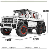 3686 Piece Technical Remote ControlG700 6x6 Model Set