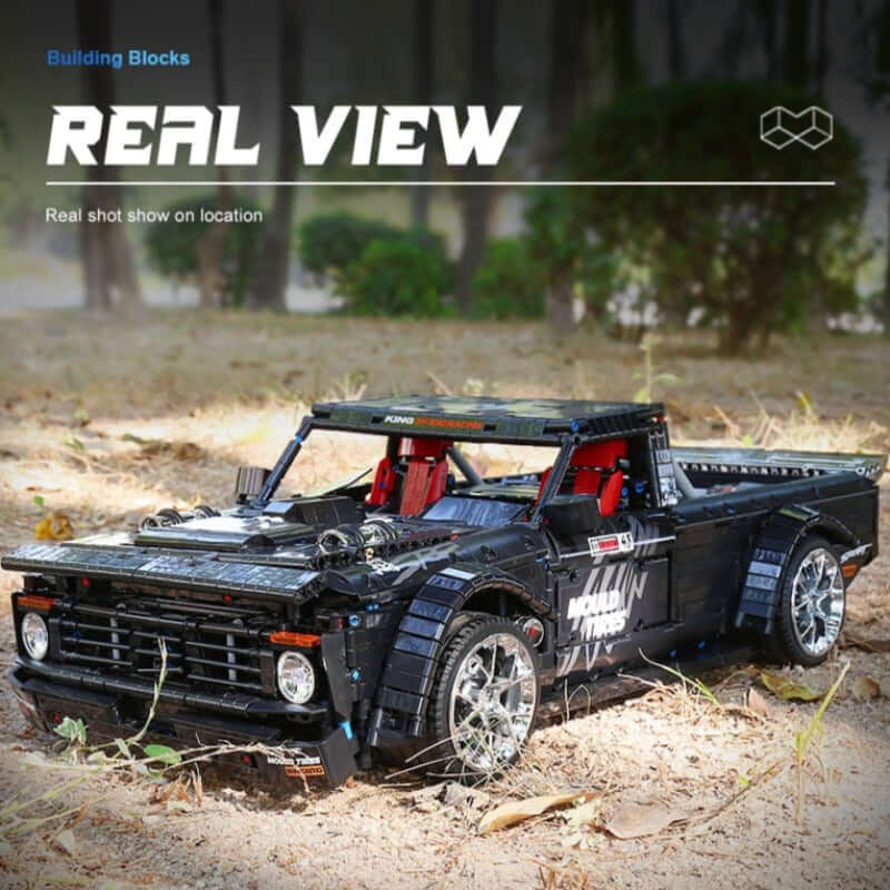 3695 Piece Technical Remote Control Low Rider Truck Model Set