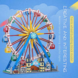 3836 Piece Technical Remote Control LED Ferris Wheel Model Set