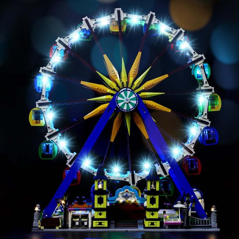 3836 Piece Technical Remote Control LED Ferris Wheel Model Set