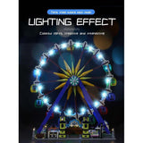 3836 Piece Technical Remote Control LED Ferris Wheel Model Set