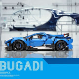 3858 Piece Technical Sports Car Model Set
