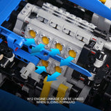 3858 Piece Technical Sports Car Model Set