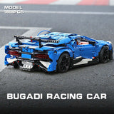 3858 Piece Technical Sports Car Model Set