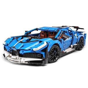 3858 Piece Technical Sports Car Model Set