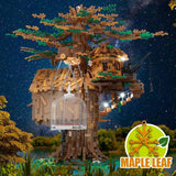 3958 Piece Lighted Jungle Tree and Treehouse Model Set