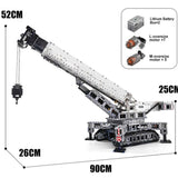 4000 Piece Technical Heavy Duty Track Crane Remote Control Model Set