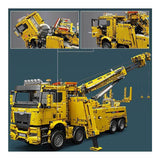 4883 Piece Technical Remote Control Wrecker Tow Truck Set