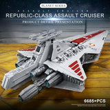 6685 Piece Attack Cruiser Model Set