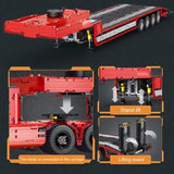 8193 Piece Technical Remote Control Tractor Truck and Trailer Model Set