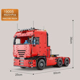 8193 Piece Technical Remote Control Tractor Truck and Trailer Model Set