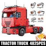 8193 Piece Technical Remote Control Tractor Truck and Trailer Model Set