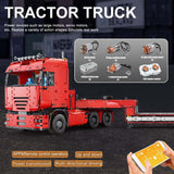 8193 Piece Technical Remote Control Tractor Truck and Trailer Model Set