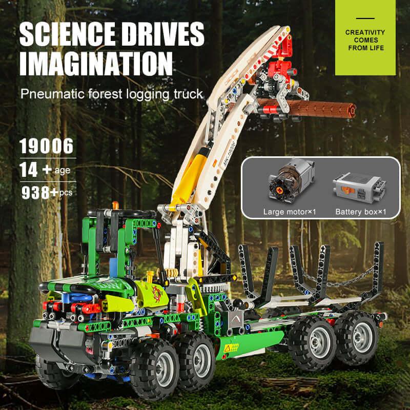 Log Loader Model Kit 938 Piece Technical Remote Control Log Loader Model Set