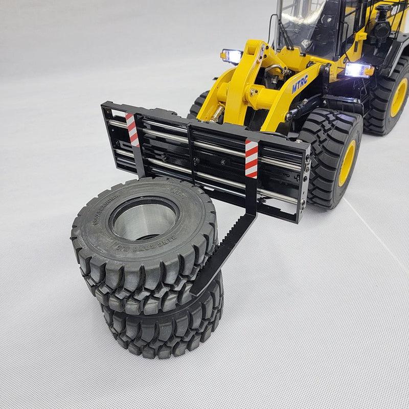 Loader Remote Control Brake 1/14 Komatsu Remote Control Metal Hydraulic Loader Wheeled