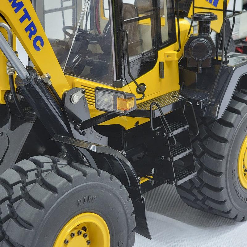 Loader Remote Control Brake 1/14 Komatsu Remote Control Metal Hydraulic Loader Wheeled