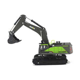 1/50 Scale Metal Toy Excavator 2022 Edition Green and Brown