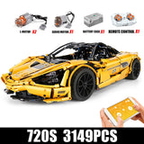 3149 Piece Technical 720s Remote Control Model Set