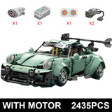 2435 Piece Technical German 964 Racing Car Remote Control Model Set