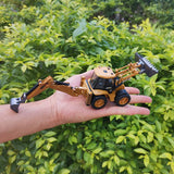 1/50 Scale Metal Alloy Backhoe Toy