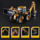 1/50 Scale Metal Alloy Backhoe Toy